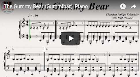 How to Play The Gummy Bear Song on Piano – Gummibär Easy Piano Tutorial for  Beginners
